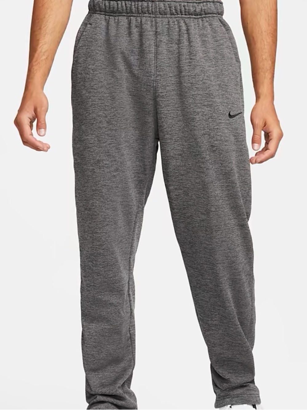 Nike Men's Grey Thermal-Fit Jogger Pants
